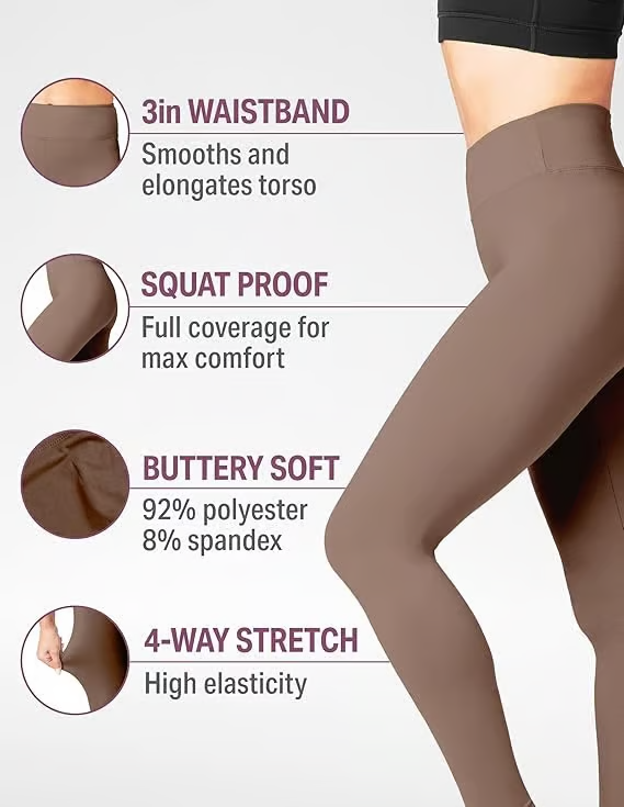 🔥High-waisted tummy-controlling and body-shaping training leggings