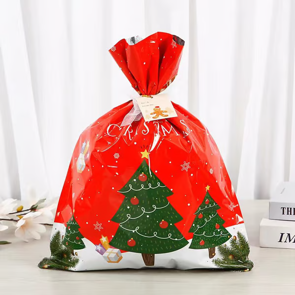🎄Christmas Sales-Drawstring Christmas Gift Bags (Biodegradable)