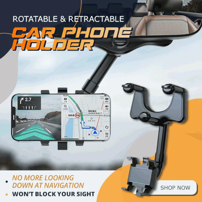 đ„Rotatable and Retractable Car Phone Holder