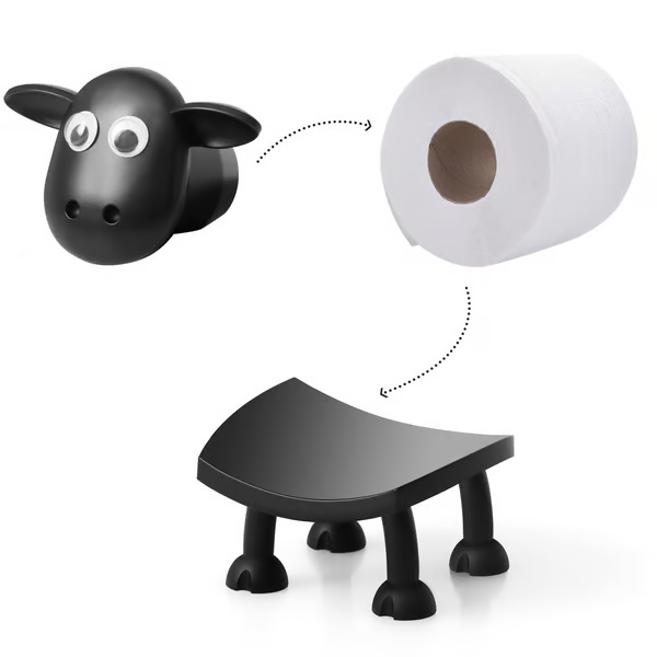 🎁 Sheep Toilet Roll Holder