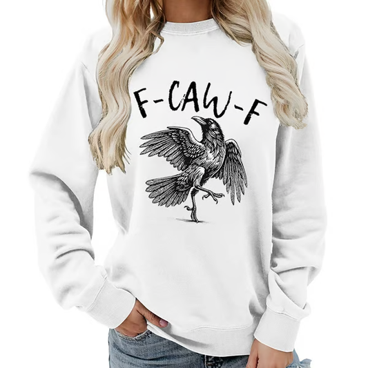 🔥Humorous Crow Graphic T-Shirt – Say It With a Caw