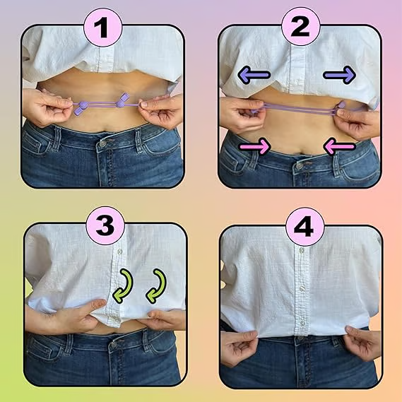 Lightweight Adjustable Band for Crop Tops